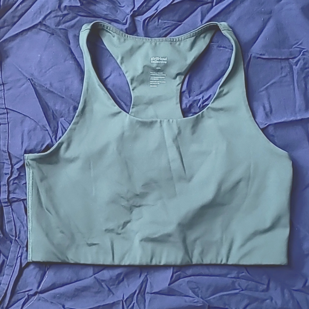 Paloma Racerback Bra in Moss
